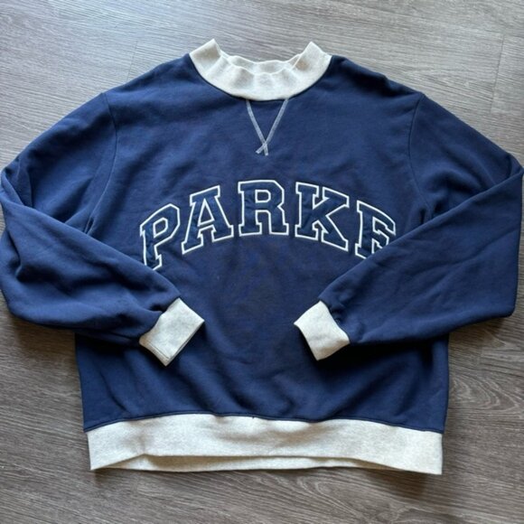 Parke Mockneck Coastal Collection Navy and Gray - Picture 2 of 6